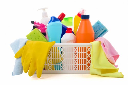 Commercial cleaning team preparing an office in Stjohnswood