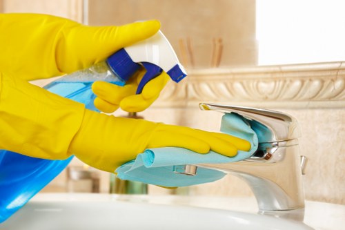 Local cleaner working in a St John’s Wood apartment building